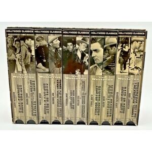 VHS 10 The Westerns Video Tapes Western Movies Collectors Choice